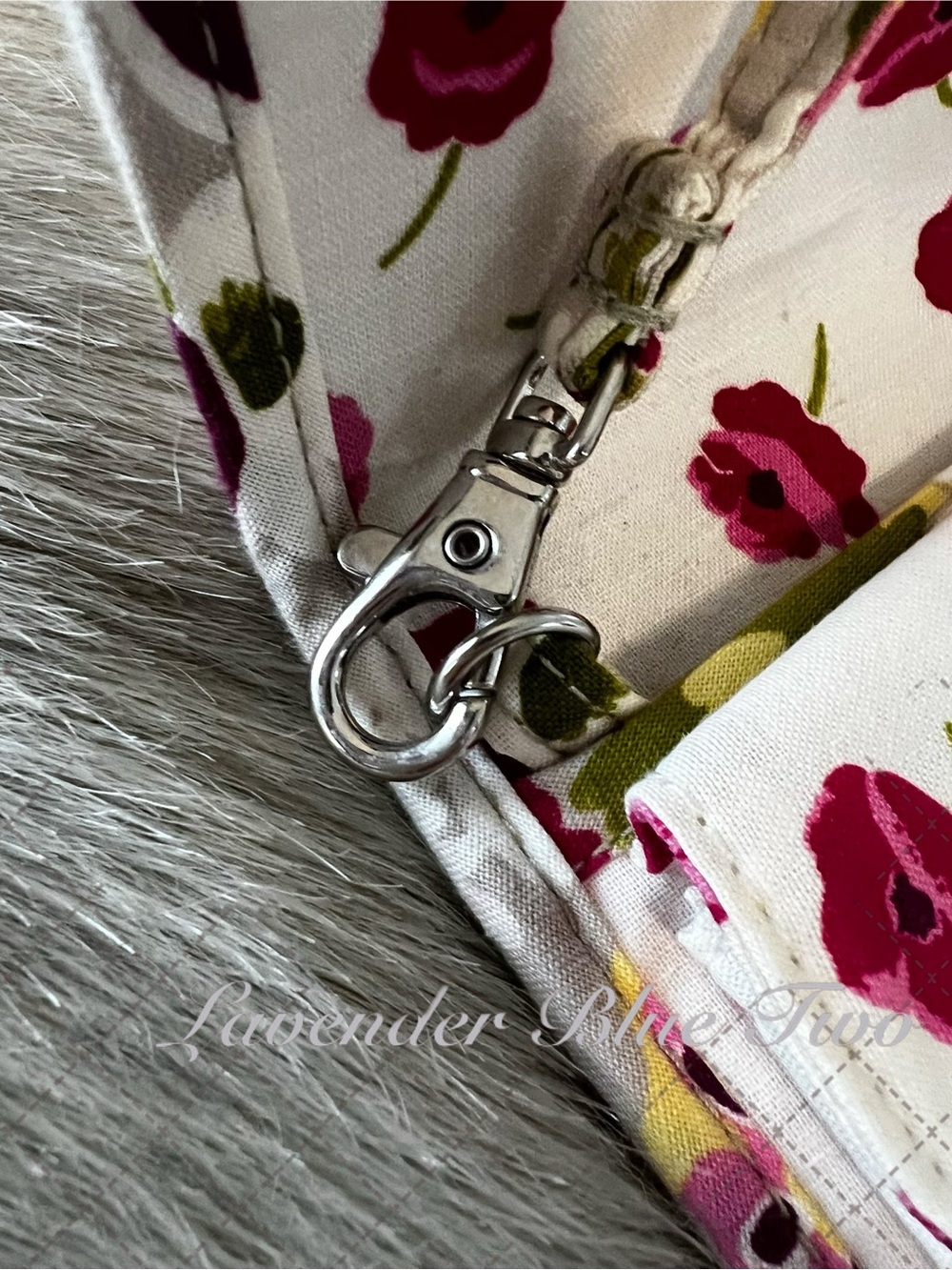 VERA BRADLEY Make Me Blush 2010 Trifold Wallet Crossbody On A String Pink Floral - Picture 10 of 15